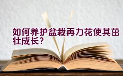 如何养护盆栽再力花使其茁壮成长？插图