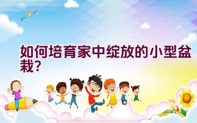 如何培育家中绽放的小型盆栽？插图