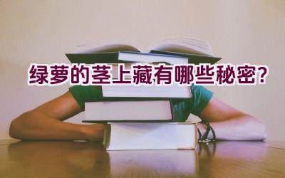绿萝的茎上藏有哪些秘密？插图