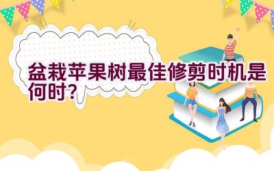 盆栽苹果树最佳修剪时机是何时？插图