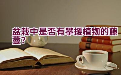 盆栽中是否有攀援植物的藤蔓？插图