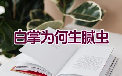 白掌为何生腻虫