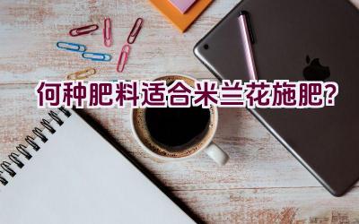 何种肥料适合米兰花施肥？插图