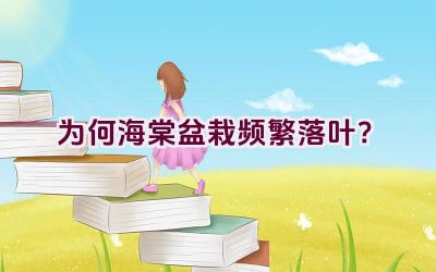 为何海棠盆栽频繁落叶？插图